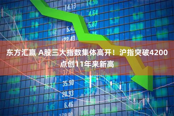 东方汇赢 A股三大指数集体高开！沪指突破4200点创11年来新高
