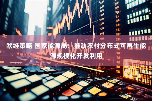 欧维策略 国家能源局：推动农村分布式可再生能源规模化开发利用